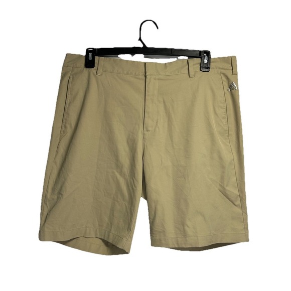 adidas Other - Adidas Golf Shorts Men's 39 Brown Performance Clima Lite Logo Stretch 9" Inseam